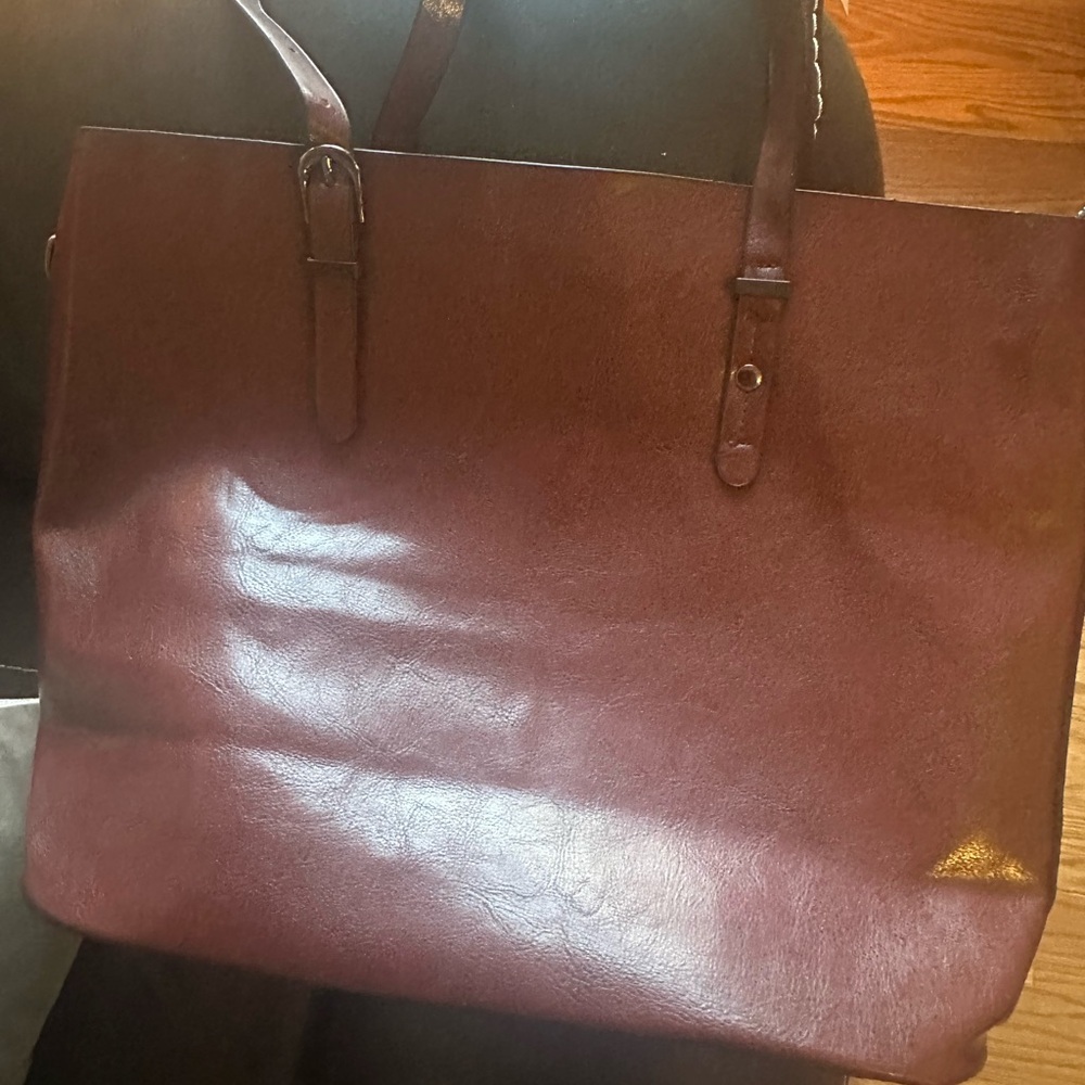 Harper Rich Brown Leather Shoulder Bag